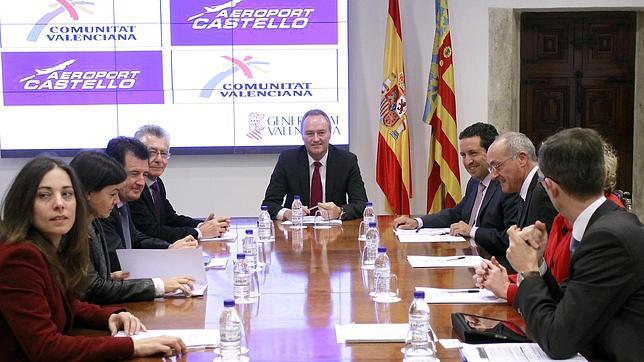 Imagen de la reunión celebrada este martes en el Palau de la Generalitat