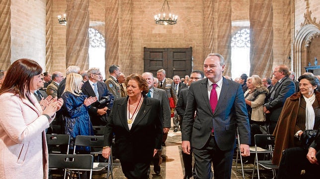 Barberá y Fabra, este martes en un acto de la RACV