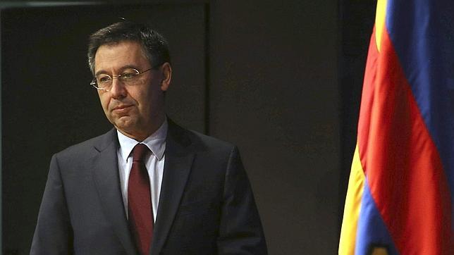 El presidente del F.C. Barcelona, Josep Maria Bartomeu