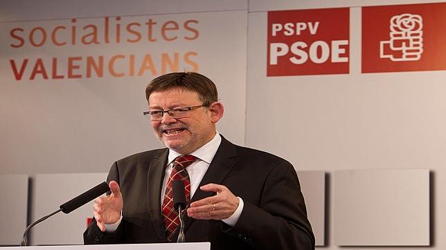Imagen del secretario general del PSPV, Ximo Puig