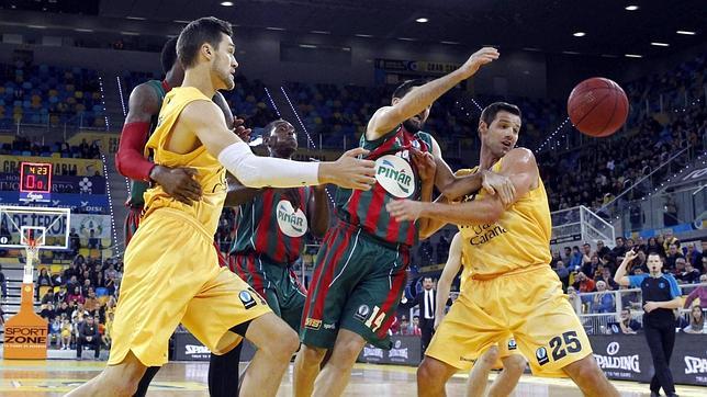 El equipo grancanario venció en la ida al Pinar Karsiyaka Izmir (76-66)