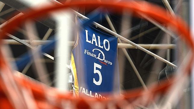 Lalo García tiene retirado su número en el Baloncesto Valladolid