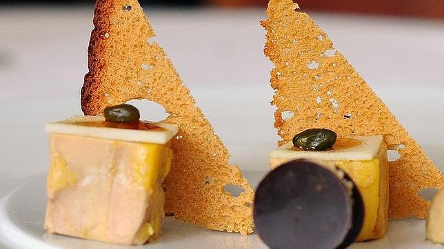 Uno de los deliciosos y sorprendentes platos que pueden degustarse en los restaurantes del Grand Hotel Mencey, en Santa Cruz de Tenerife