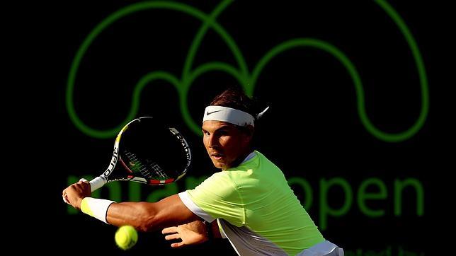 Nadal, en el torneo de Miami