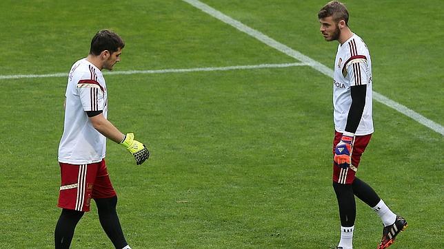 Casillas y De Gea, en la selección