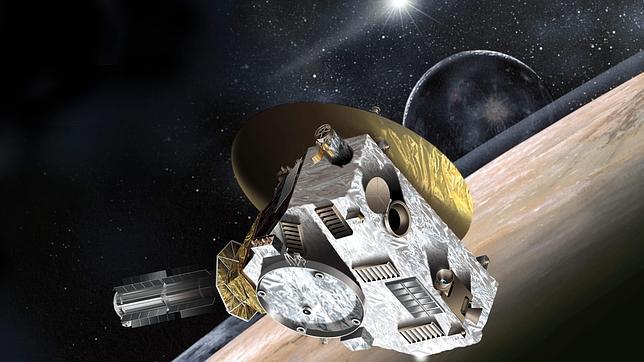 Recreación de la misión espacial New Horizons al planeta enano Plutón