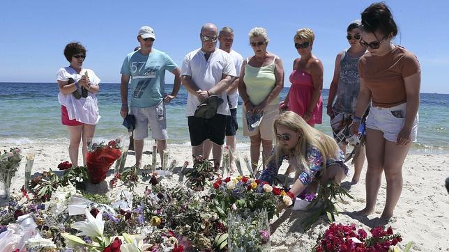Playa de Túnez donde tuvo lugar el atentado terrorista