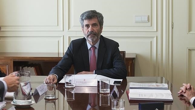 El presidente del CGPJ, Carlos Lesmes