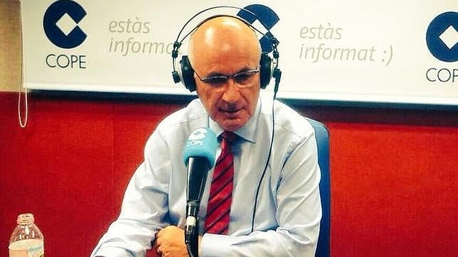 Duran i Lleida durante su entrevista con Carlos Herrera