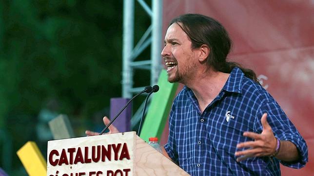 El líder de Podemos, Pablo Iglesias