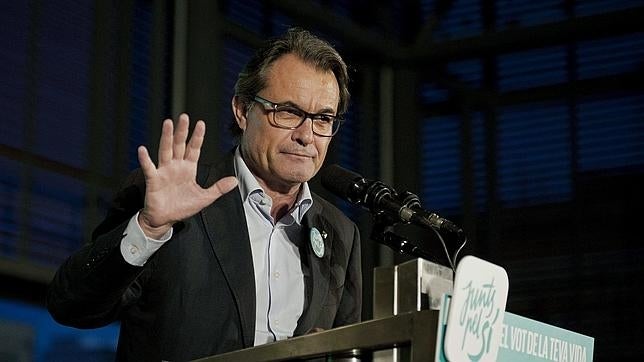 El presidente de la Generalitat y número cuatro por Barcelona de Junts pel SÃ, Artur Mas