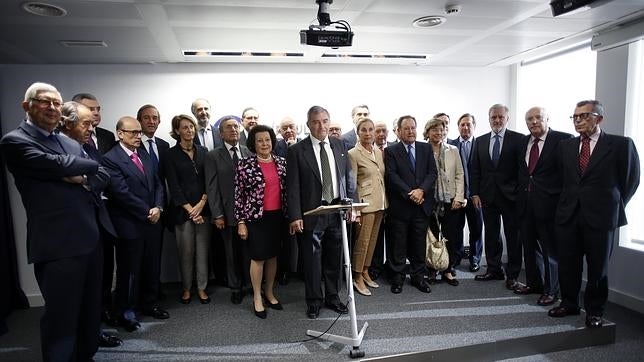 Rueda de prensa de Círculo de Empresarios para presentar declaración institucional sobre la situación de Cataluña