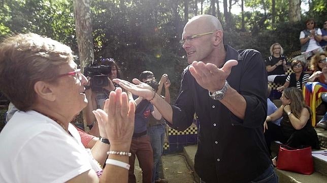 El cabeza de lista de Junts pel Sí, Raúl Romeva