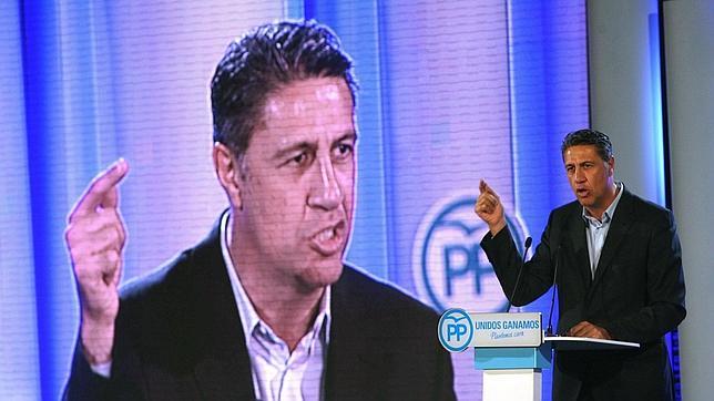 El candidato del Partido Popular en Cataluña, Xavier García Albiol, en campaña