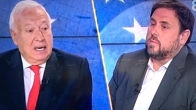 Margallo y Junqueras en el debate