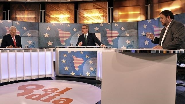 Margallo debate con Junqueras