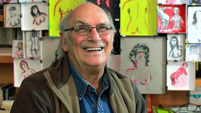Carlos Saura en su casa de Madrid en 2013