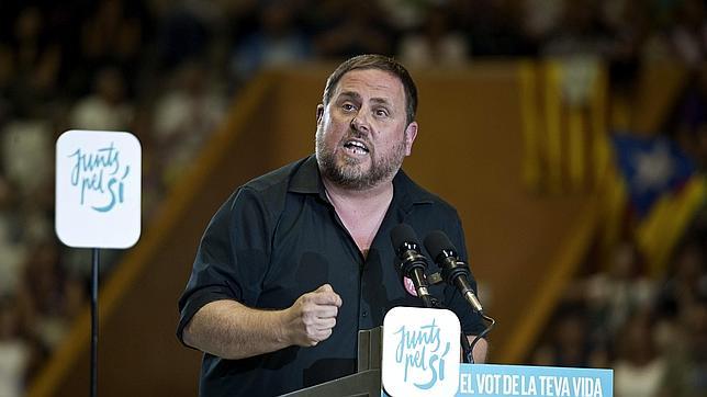 El líder de ERC, Oriol Junqueras