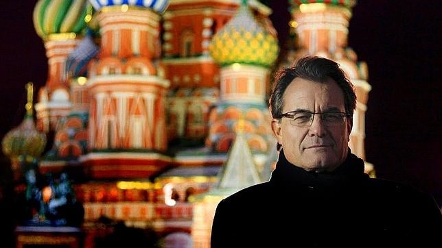 Artur Mas en Moscú el pasado 2012