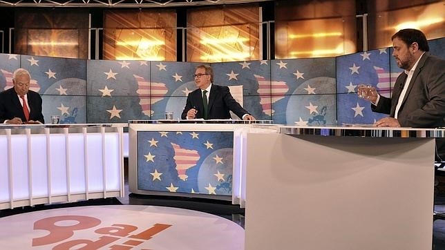 Debate entre Margallo y Junqueras