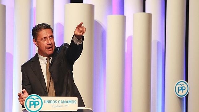 Albiol en un mitin de la campaña