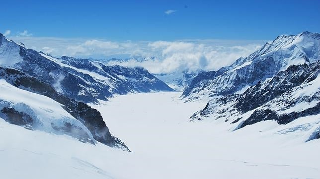 Desde el Sphinx se divisan unas vistas de ensueño a la montaña Mönch y la de Eiger