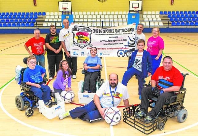 El Deportes Adaptados Furia en el pabellón Pitiu Rochel de Alicante