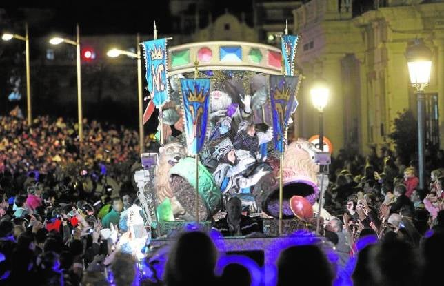 Cabalgata de Reyes Magos en Valencia en 2012