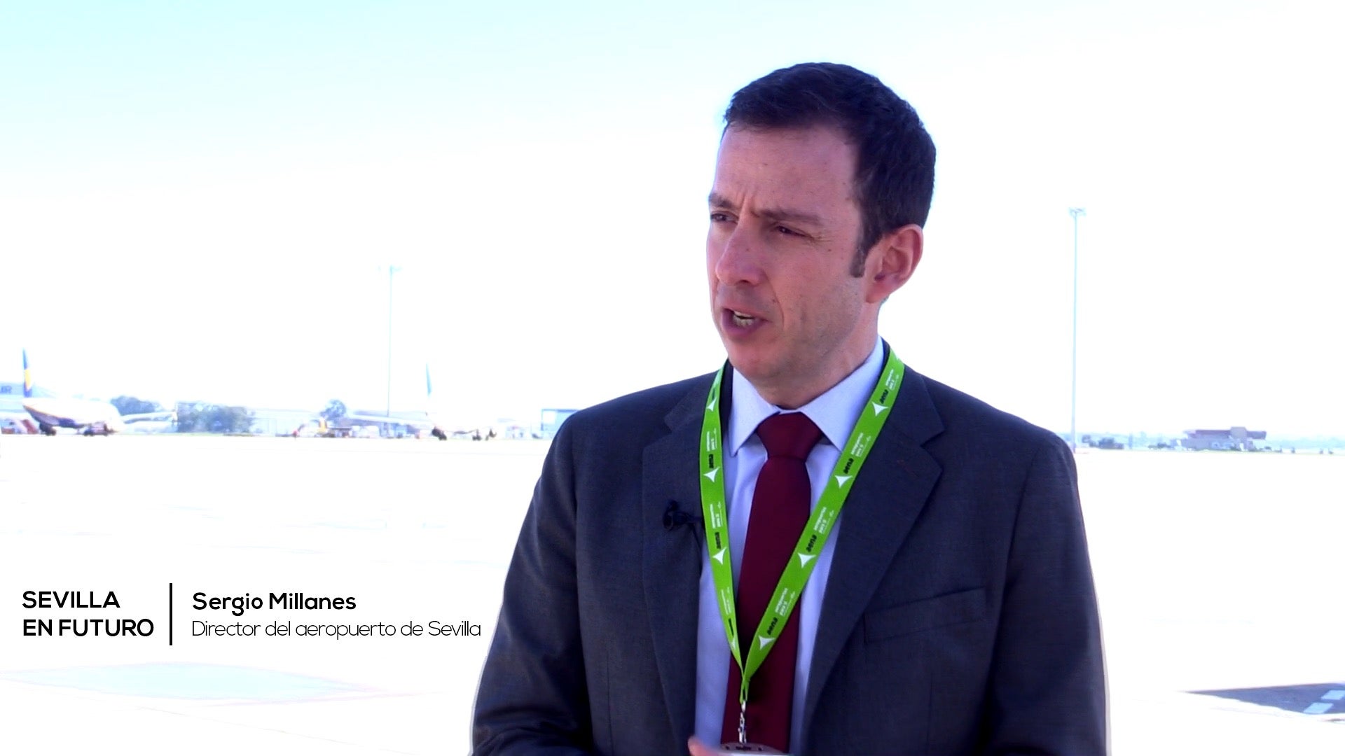 Sergio Millanes, director del Aeropuerto de Sevilla: «Estamos conectando Sevilla con los grandes hubs aeroportuarios europeos»