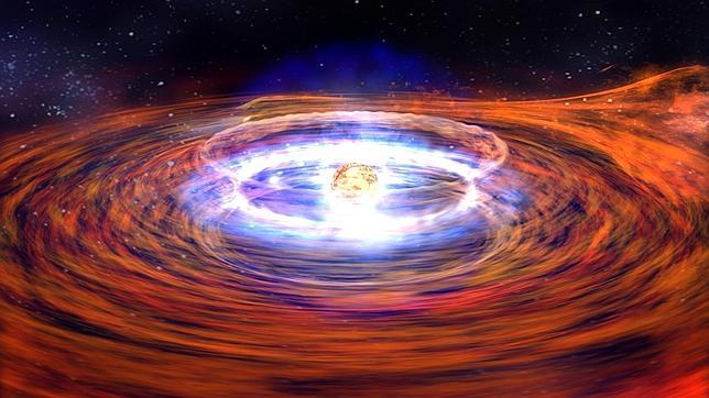 Así explota una estrella de neutrones