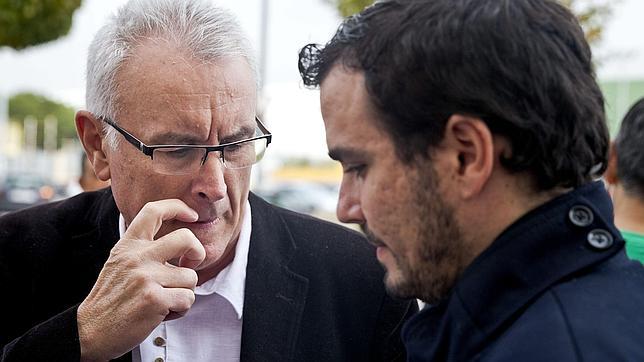 Cayo Lara y Alberto Garzón