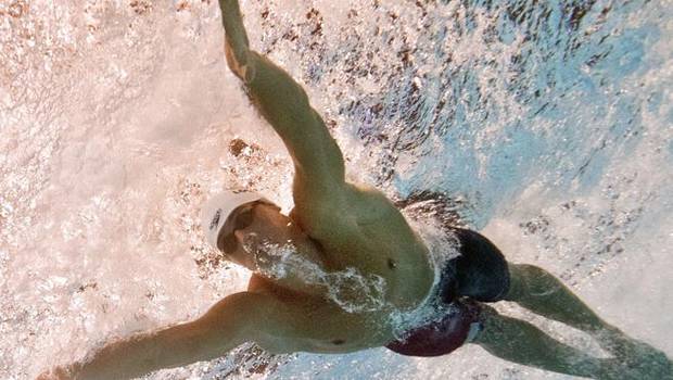 Ryan Lochte, en la piscina.