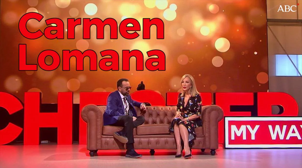 Carmen Lomana: «me quité el sujetador y se lo metí en el sudario»