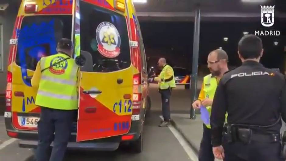 Nueve detenidos y cuatro heridos por arma blanca en una pelea en Madrid