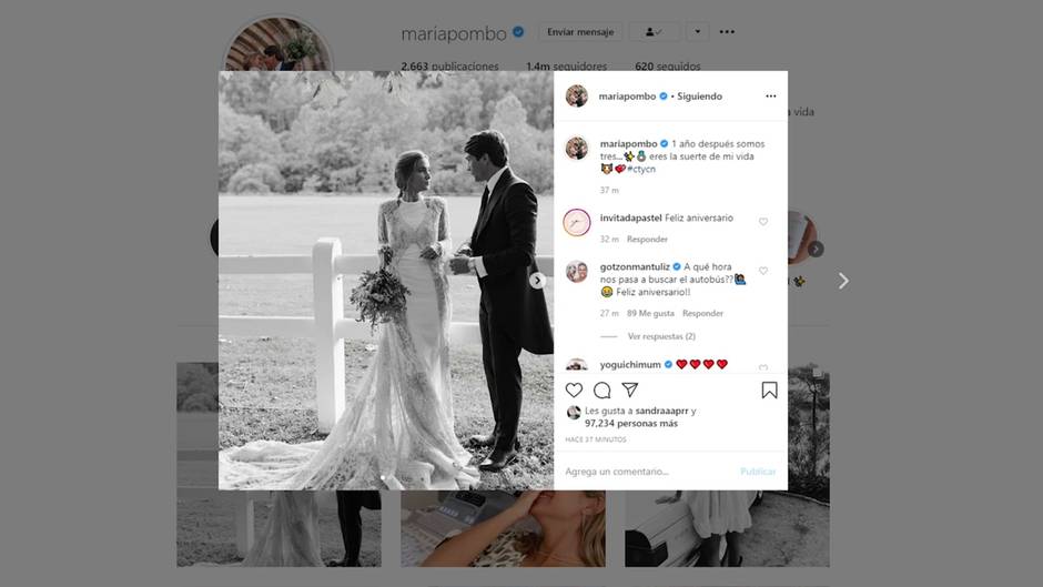 Pablo Castellano Maria Pombo Segundo Vestido María Pombo Y Pablo