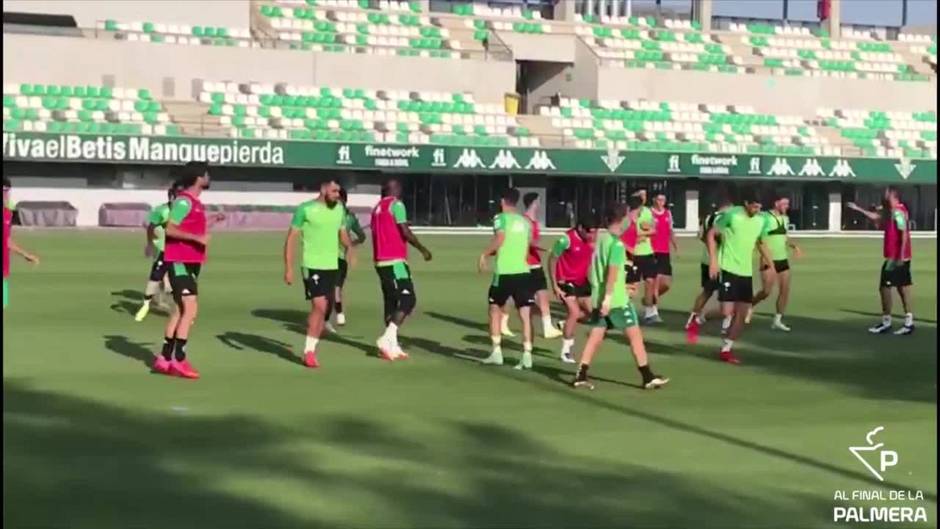 Último entrenamiento semanal del Betis Último entrenamiento semanal del Betis
