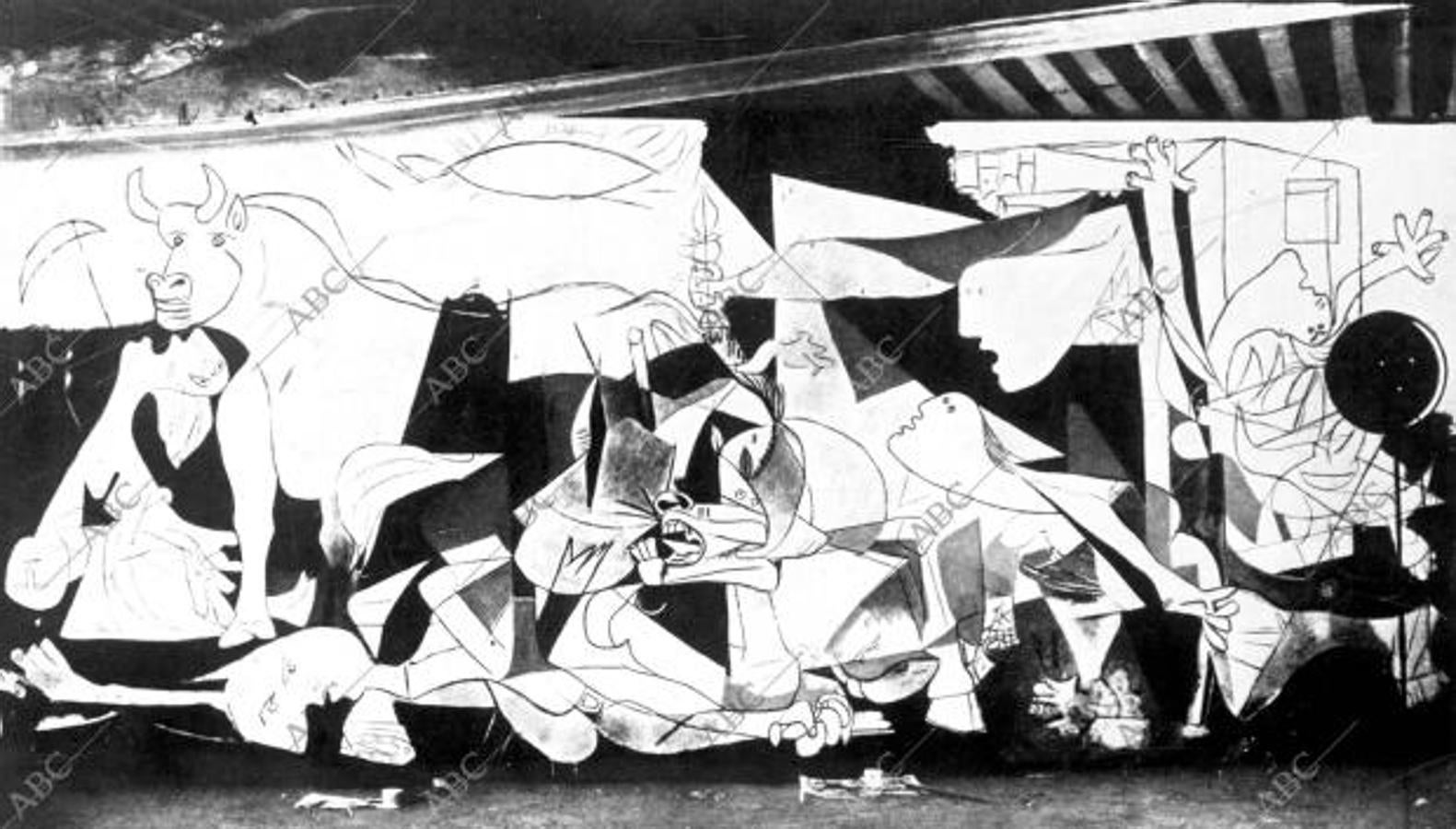 Tercera imagen del proceso creativo del Guernica de Picasso