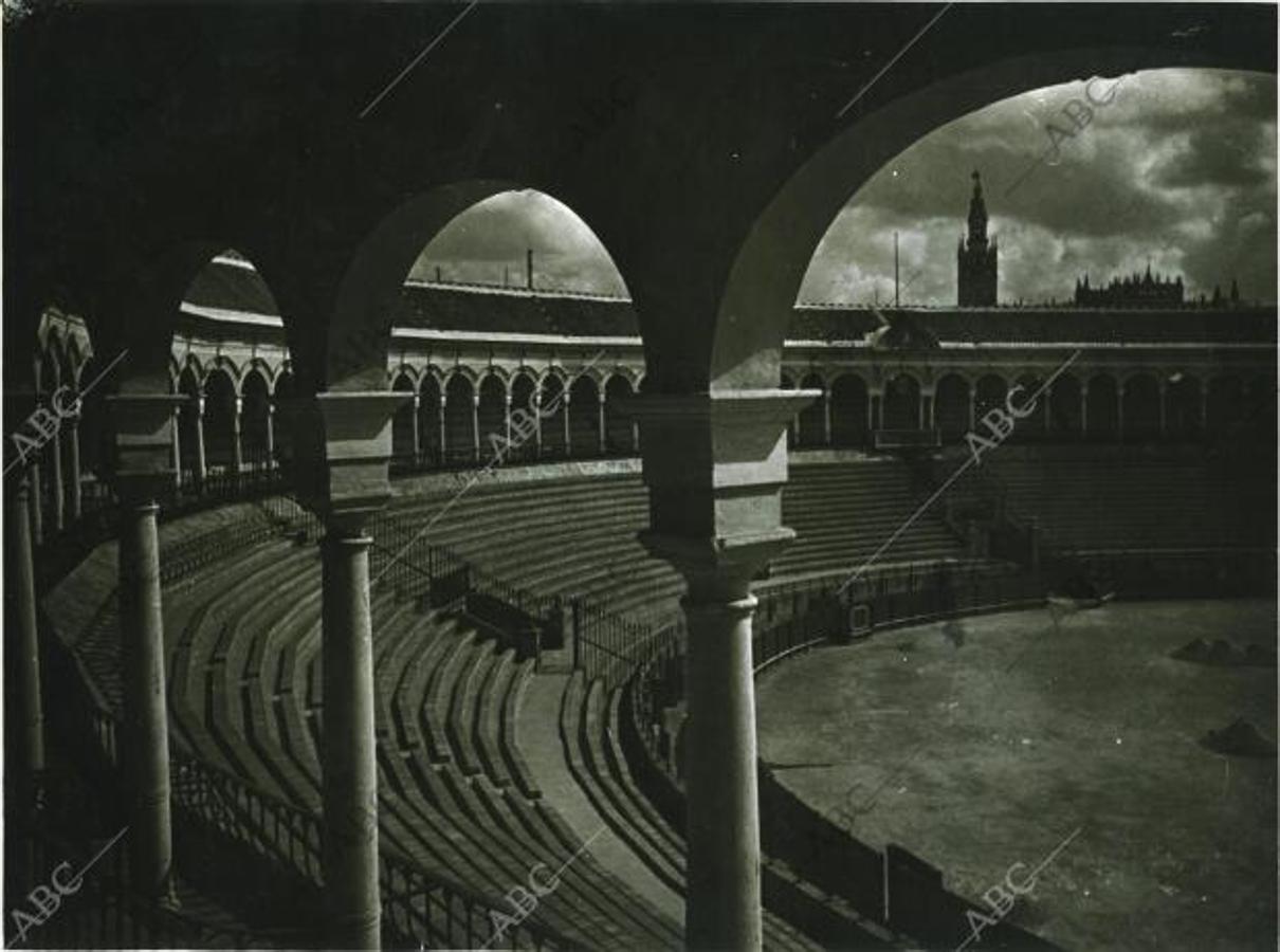 La vista desde las gradas en los años 40 poco ha cambiado con la actualidad