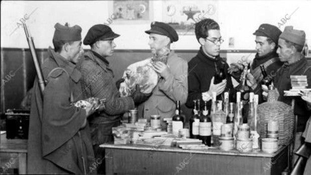 Las Navidades de la Guerra Civil, en imágenes