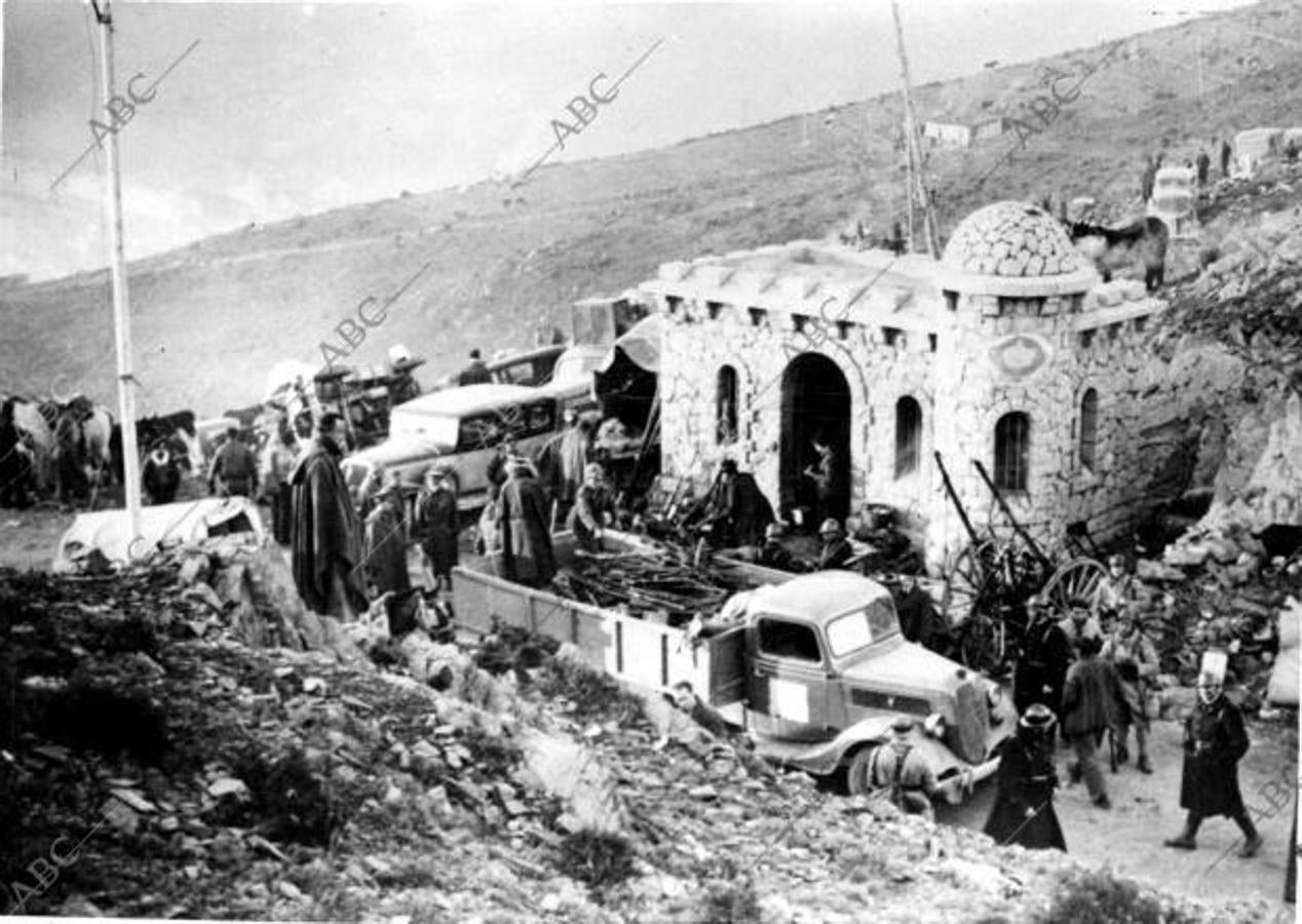 En un puesto de Cerbère (Francia)