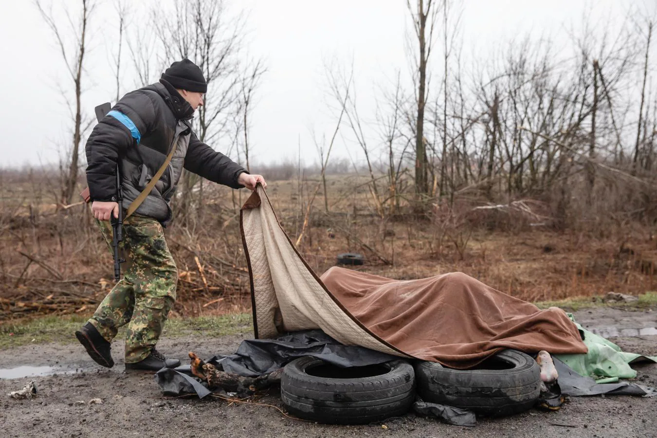 Las imágenes que apuntan a crímenes de guerra rusos en Ucrania