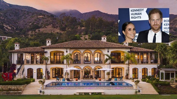 This is the 33.5 million dollar mansion where Meghan and Harry have recorded the Netflix documentary