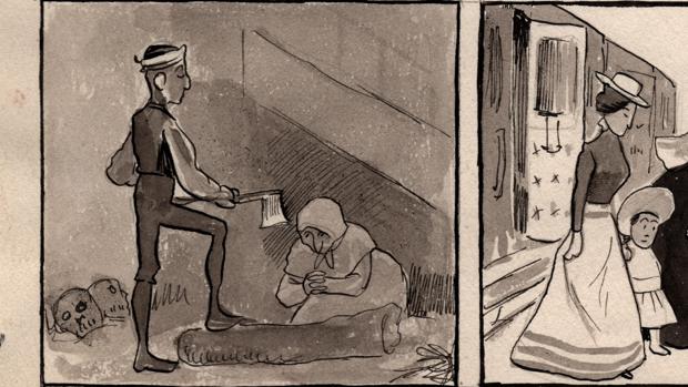 El único vestigio de un desaparecido cuadro de Picasso