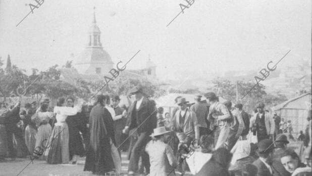 La romería de San Isidro, allá por 1896