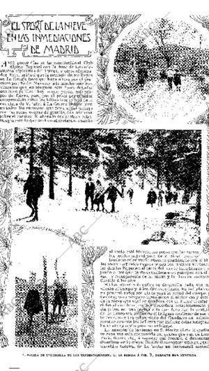 Los deportes de nieve en las inmediaciones de Madrid en 1908