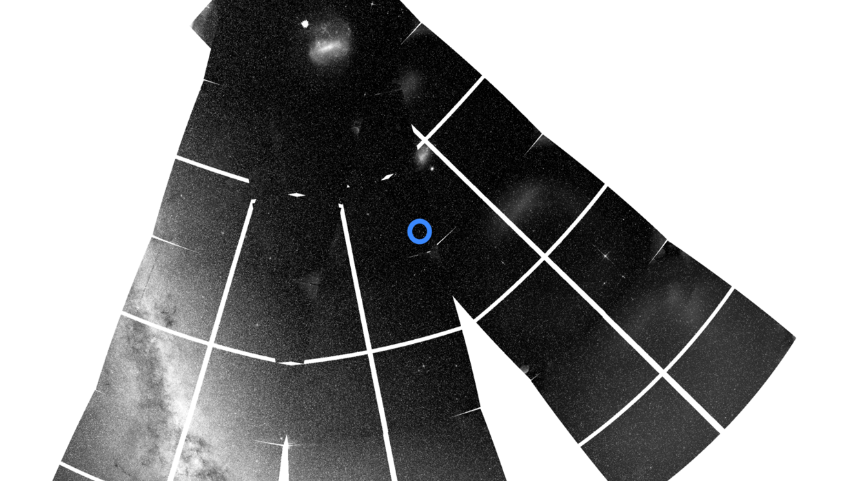 Resultado de imagen para Una sola estrella revela cómo otra galaxia se nos vino encima