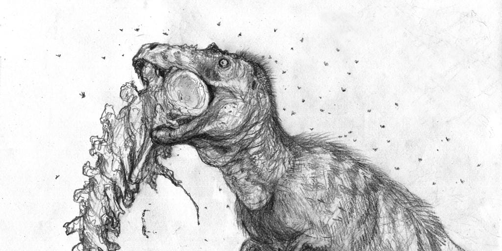 Lo que era capaz de hacer una cría de T. rex de un solo mordisco
