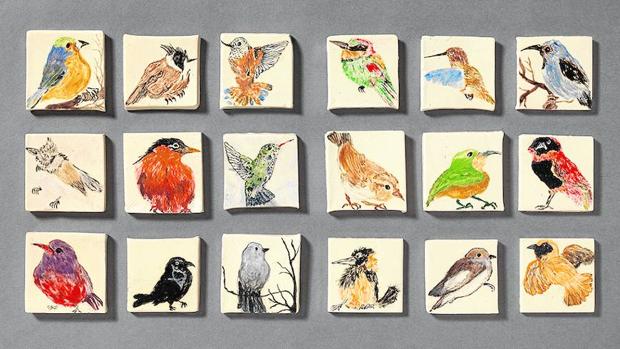 «Pájaros», una obra de Andrei Cristea, recluso de la prisión Brians 2