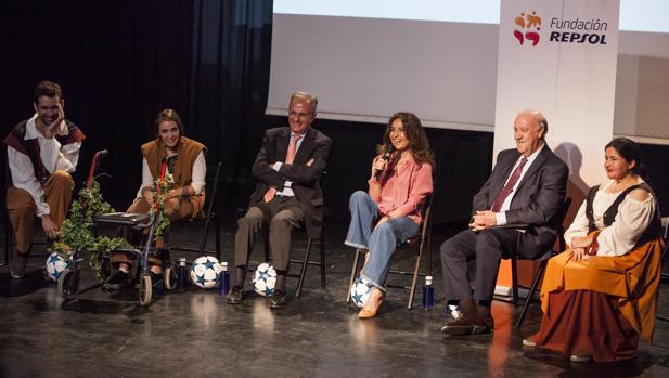 Xabier Olza, Miriam Fernández, Ignacio Egea, Blanca Marsillach, Vicente del Bosque y Adela Estévez