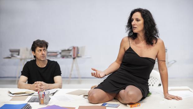 Jesús Noguero y María Morales, en un momento de la función